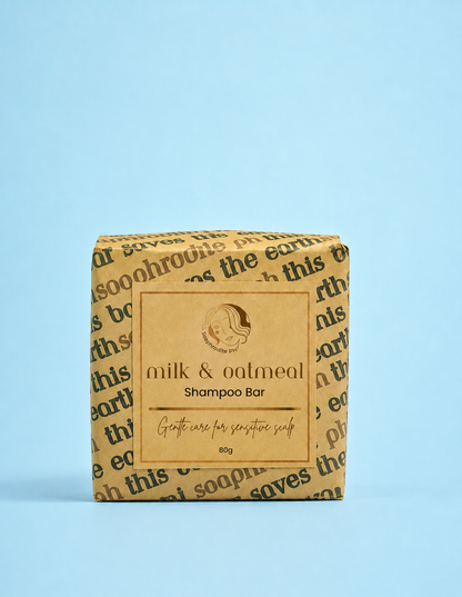 Milk & Oatmeal Shampoo Bar - Gentle Care for Sensitive Scalp
