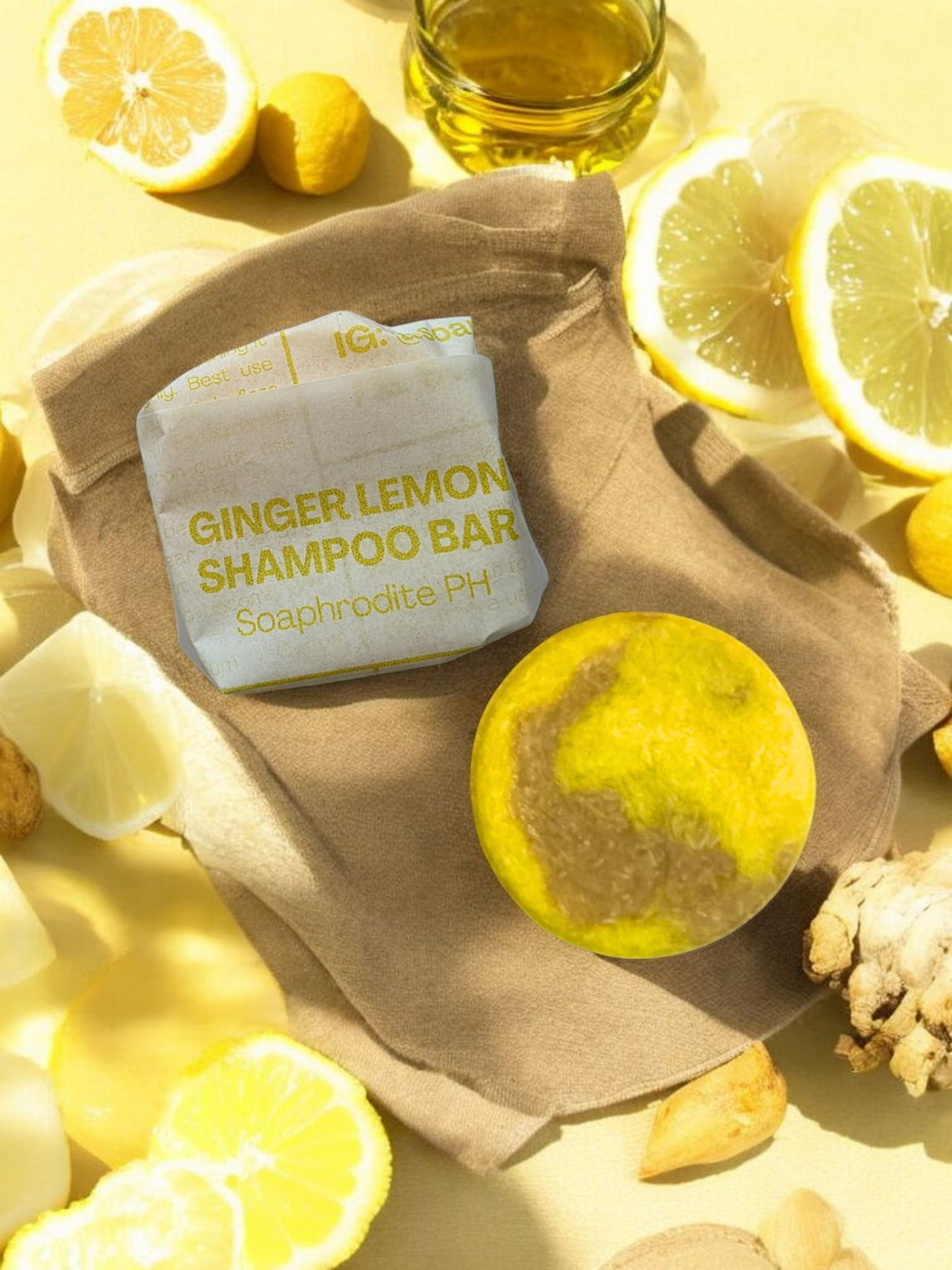 Ginger Lemon Shampoo Bar